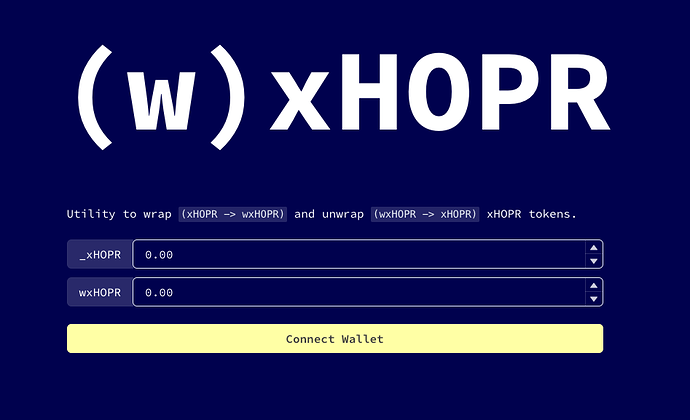 xHOPR <-> wxHOPR conversion