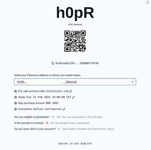 HOPR Token Contract
